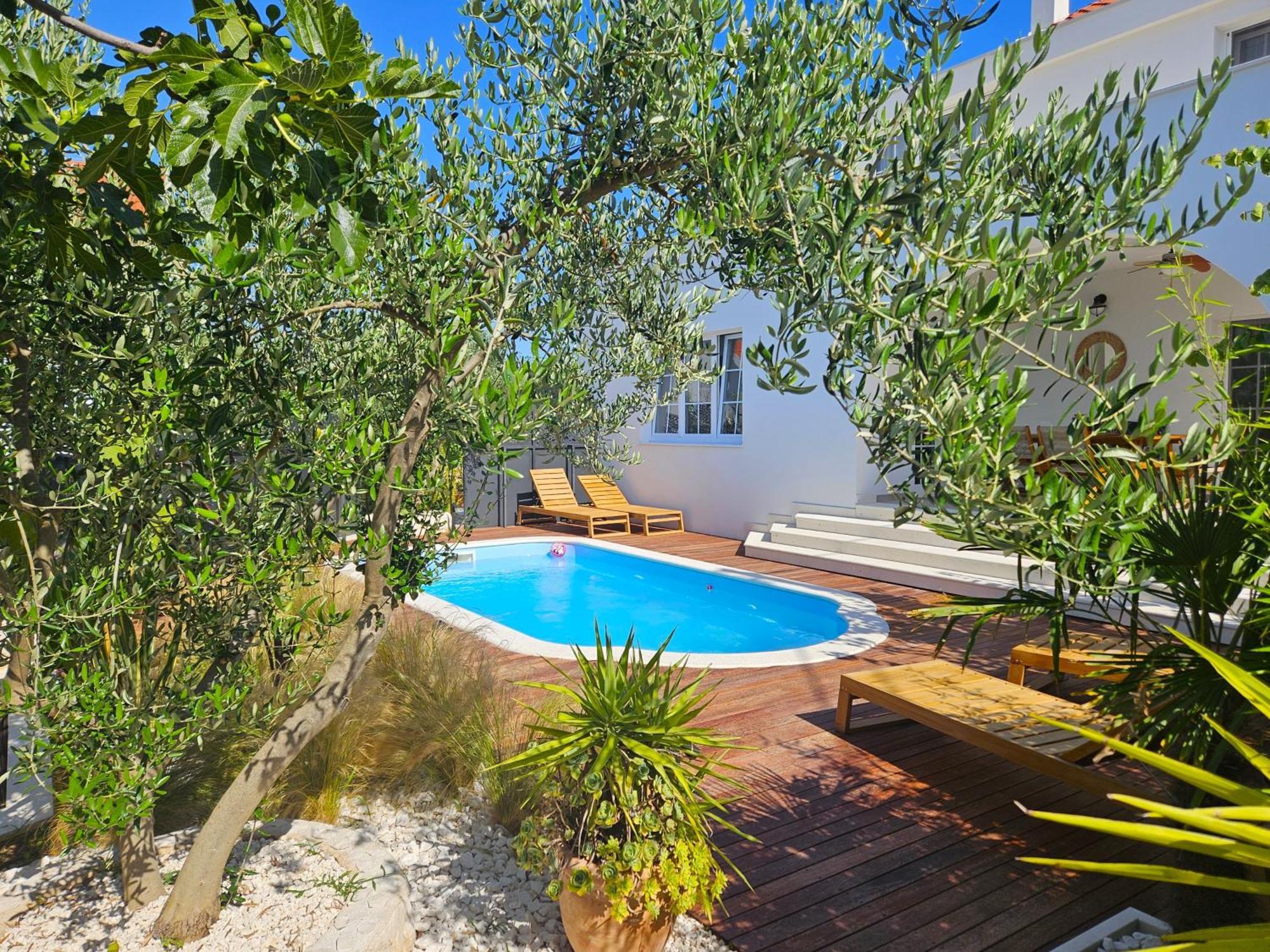The Three Flowers Pool House Trogir Bagian luar foto